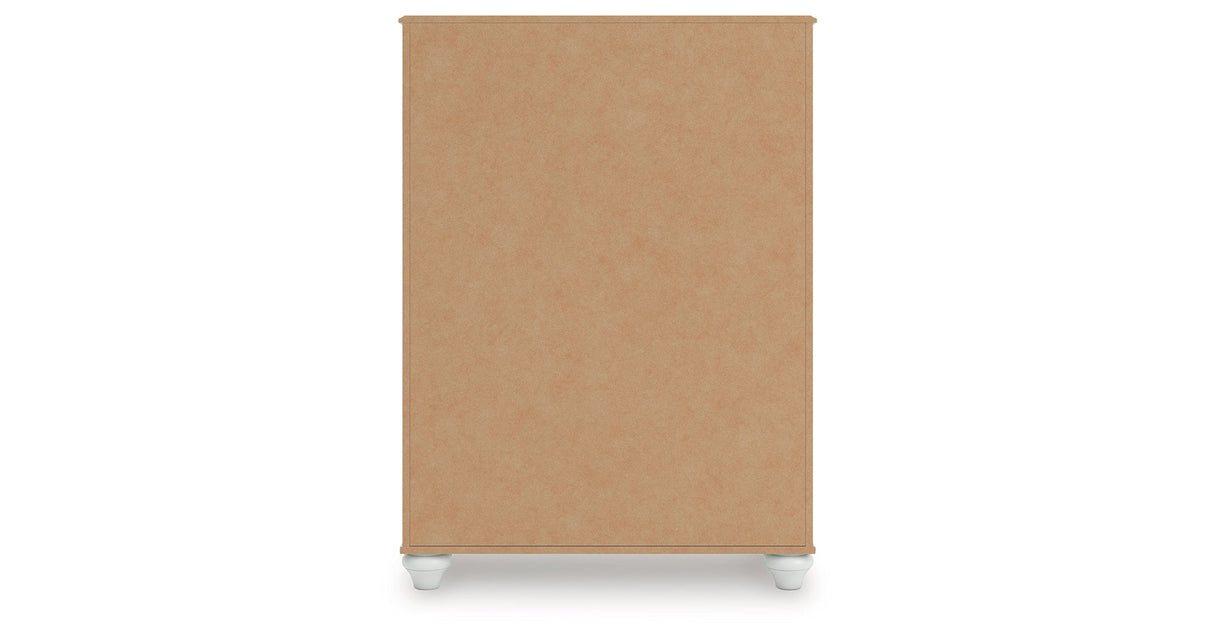 Kozlani White Chest of Drawers by ASHLEY FURNITURE at Eve Furniture