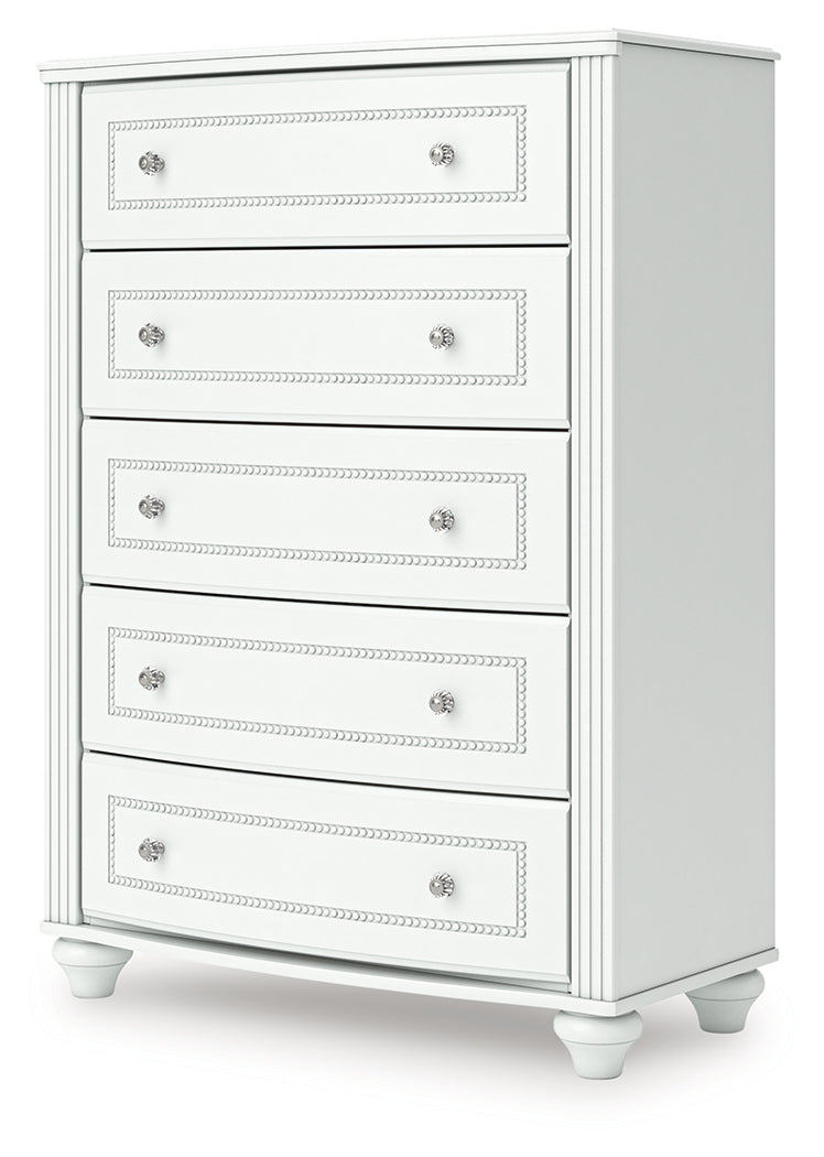 Kozlani White Chest of Drawers by ASHLEY FURNITURE at Eve Furniture