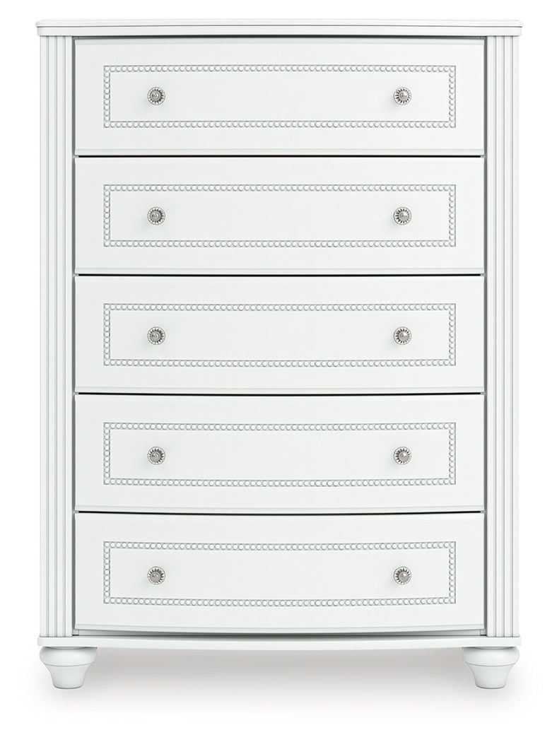 Kozlani White Chest of Drawers by ASHLEY FURNITURE at Eve Furniture