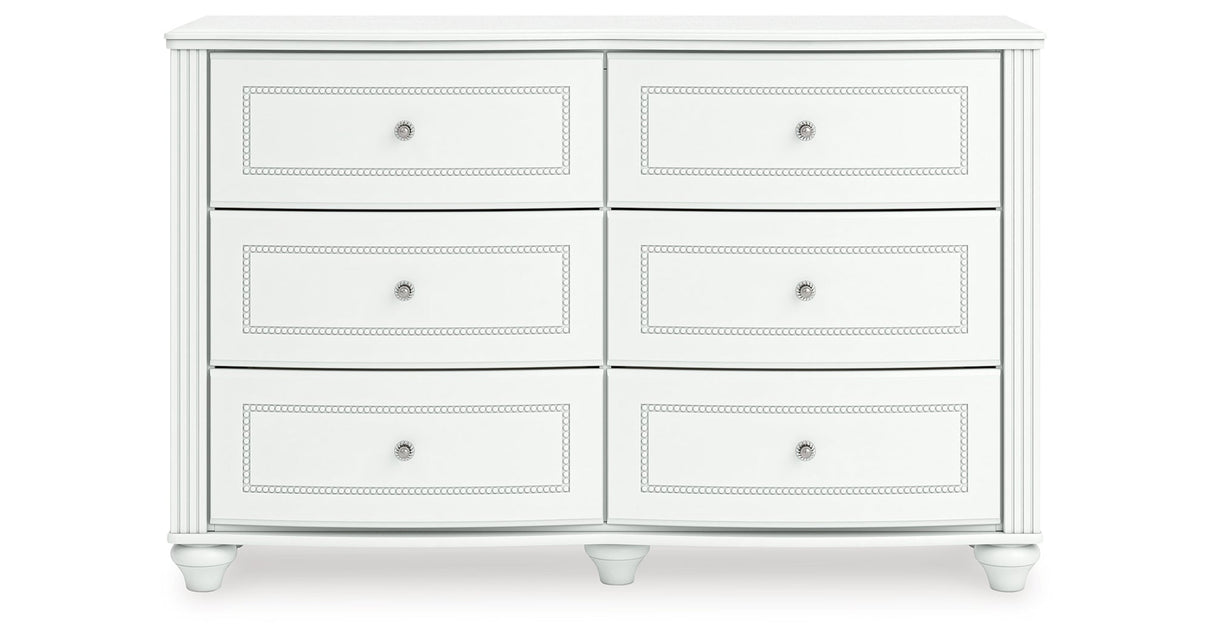 Kozlani White Dresser by ASHLEY FURNITURE at Eve Furniture