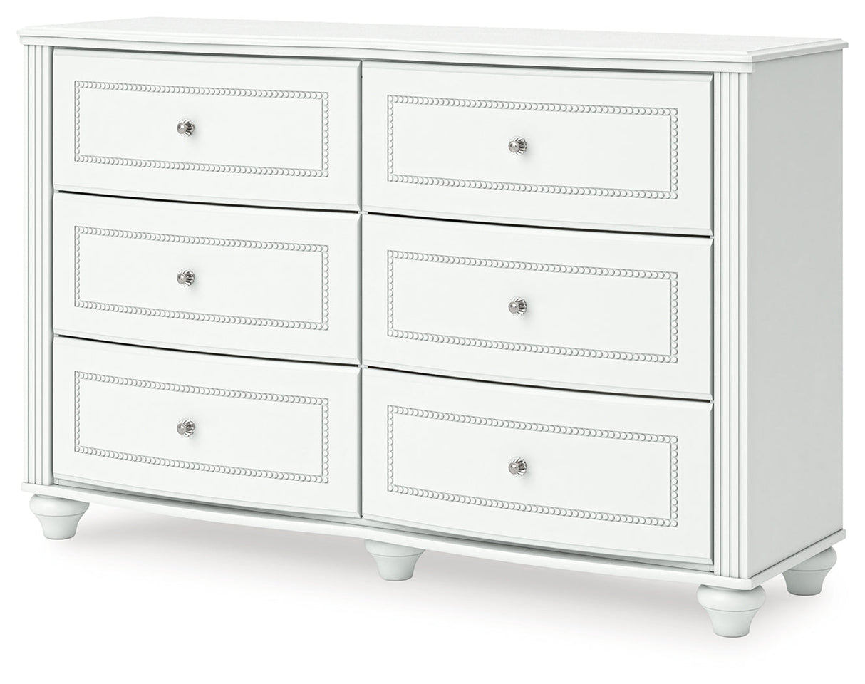 Kozlani White Dresser by ASHLEY FURNITURE at Eve Furniture
