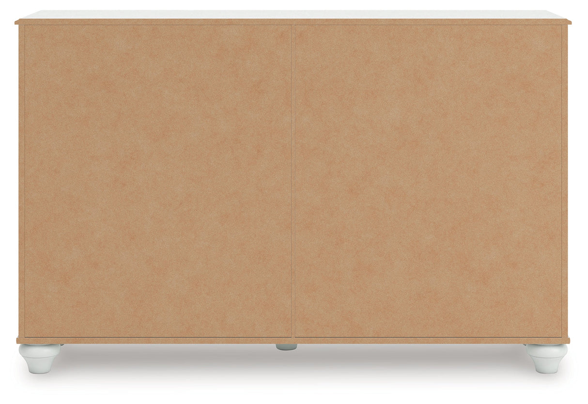 Kozlani White Dresser by ASHLEY FURNITURE at Eve Furniture
