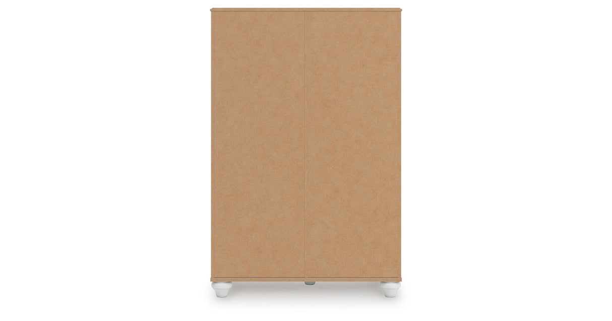 Kozlani White Dressing Chest by Ashley at Eve Furniture