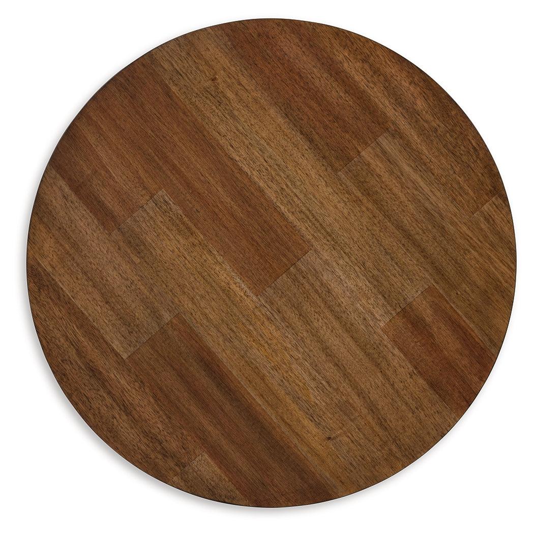 Kraeburn Brown/Black End Table by Ashley at Eve Furniture