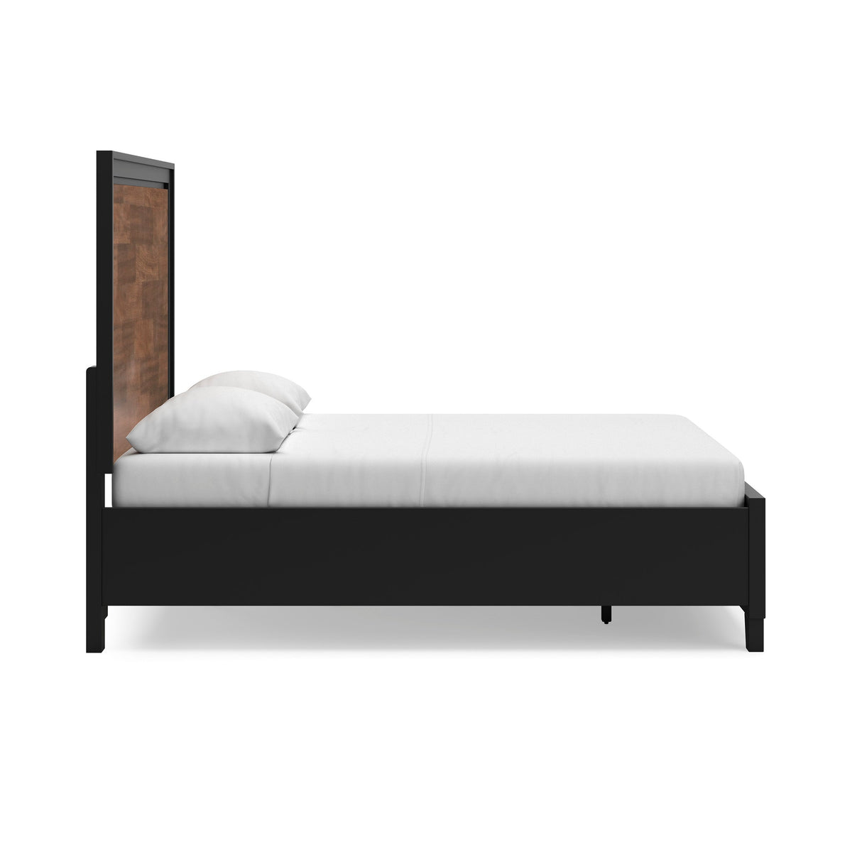 Kraeburn Brown/Black Queen Storage Panel Bed by Ashley at Eve Furniture