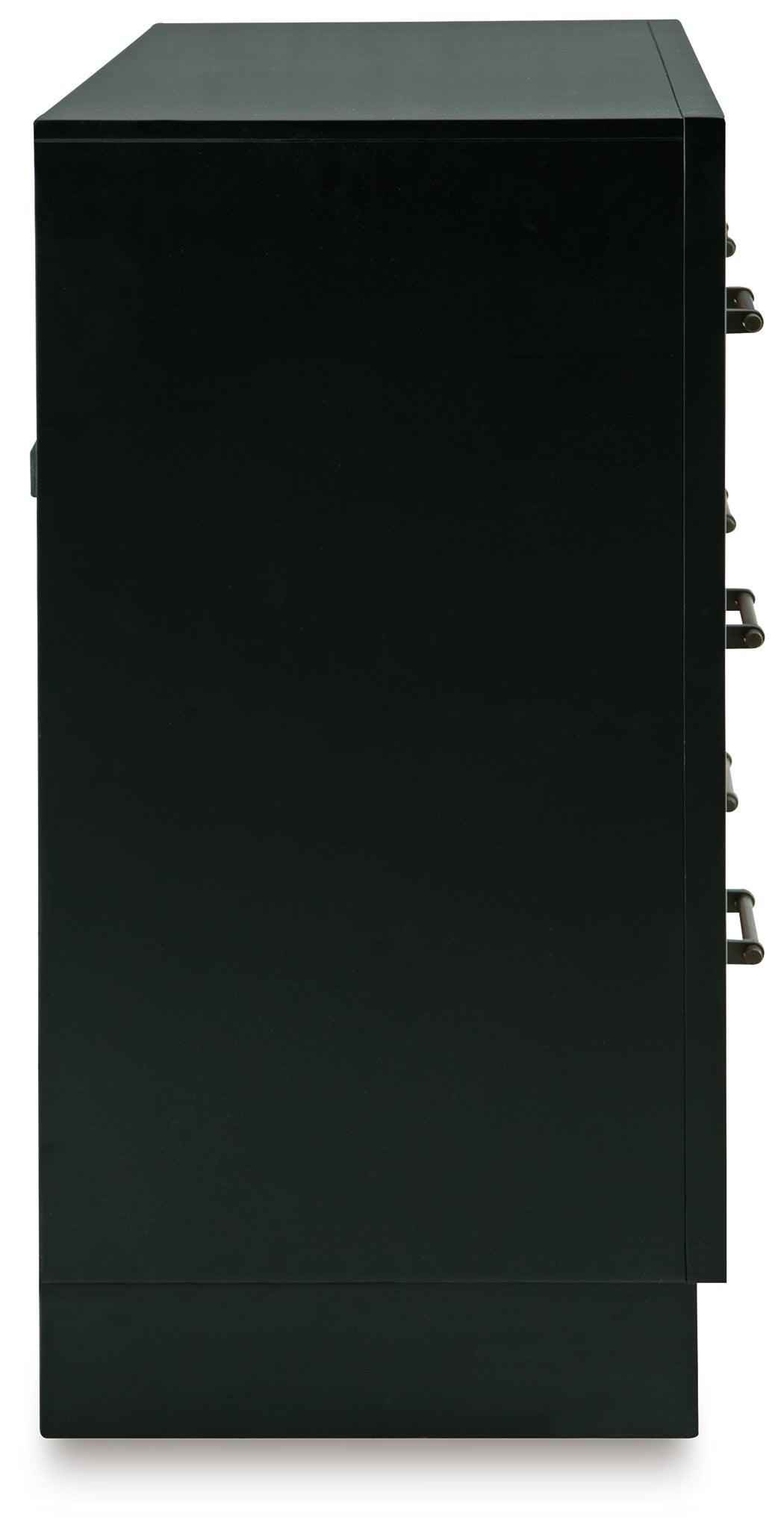 Kraeburn Brown/Black Dresser by Ashley at Eve Furniture