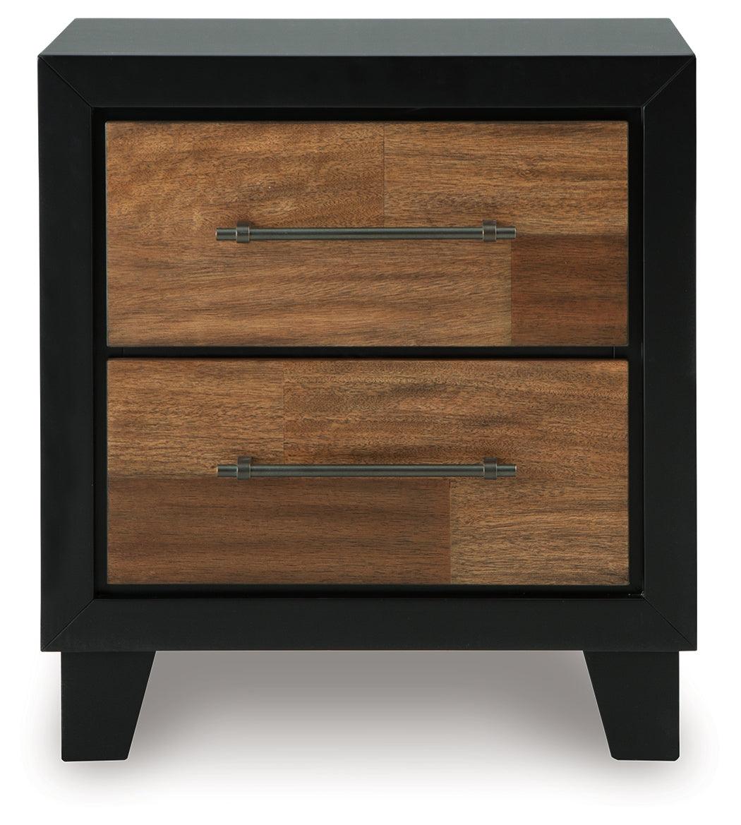 Kraeburn Brown/Black Nightstand by Ashley at Eve Furniture