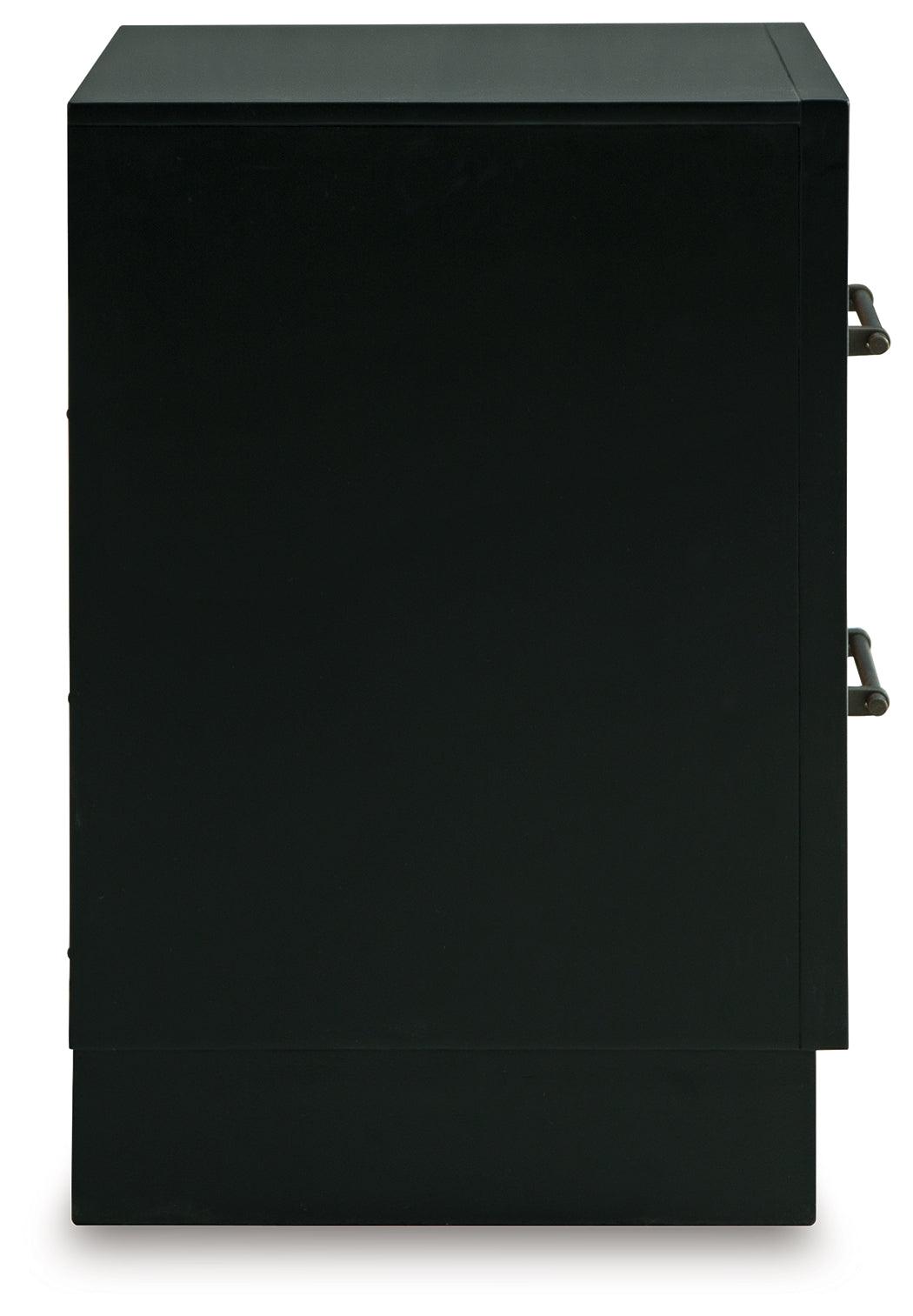 Kraeburn Brown/Black Nightstand by Ashley at Eve Furniture