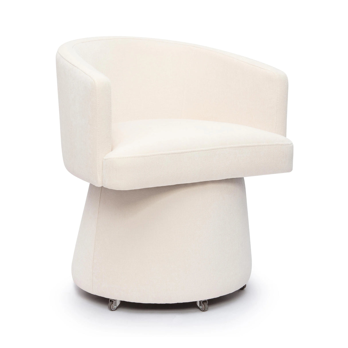 Kristen Upcycled Chenille Rolling Desk Chair by TOV Furniture at Eve Furniture