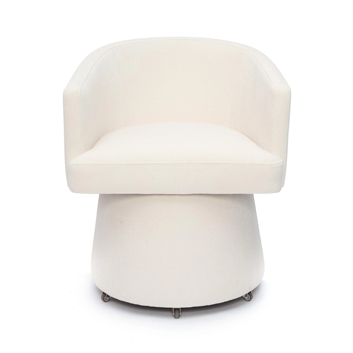 Kristen Upcycled Chenille Rolling Desk Chair by TOV Furniture at Eve Furniture