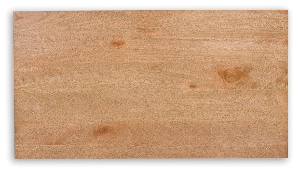 Kristiland Light Brown Coffee Table by Ashley at Eve Furniture