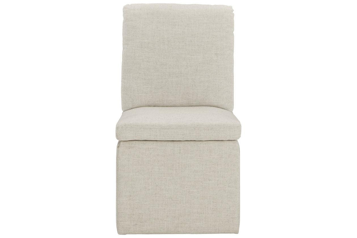 Krystanza Oatmeal Dining Chair, Set of 2 by Ashley at Eve Furniture