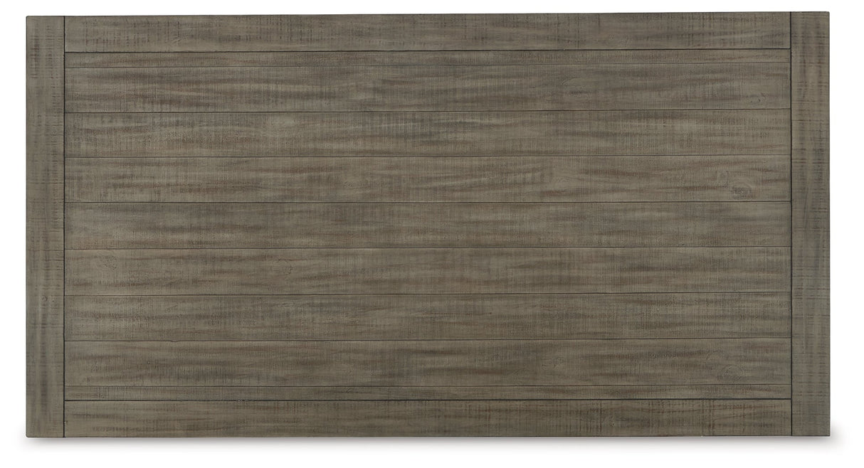 Krystanza Weathered Gray Dining Room Set by Ashley at Eve Furniture