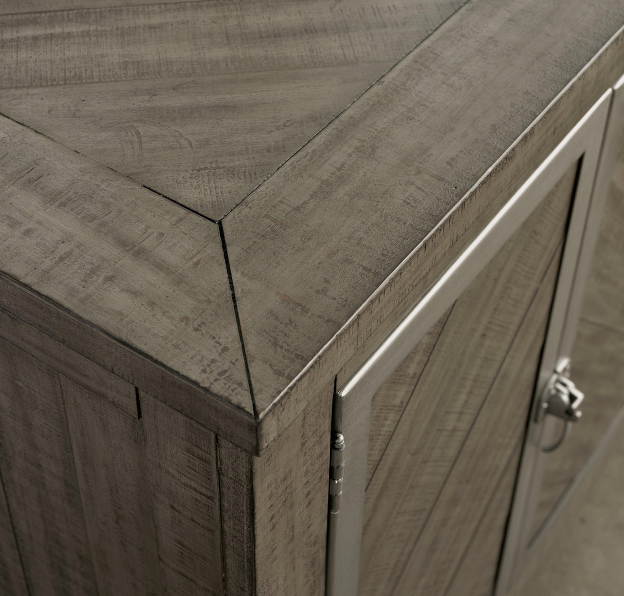 Krystanza Weathered Gray Dining Server by Ashley at Eve Furniture