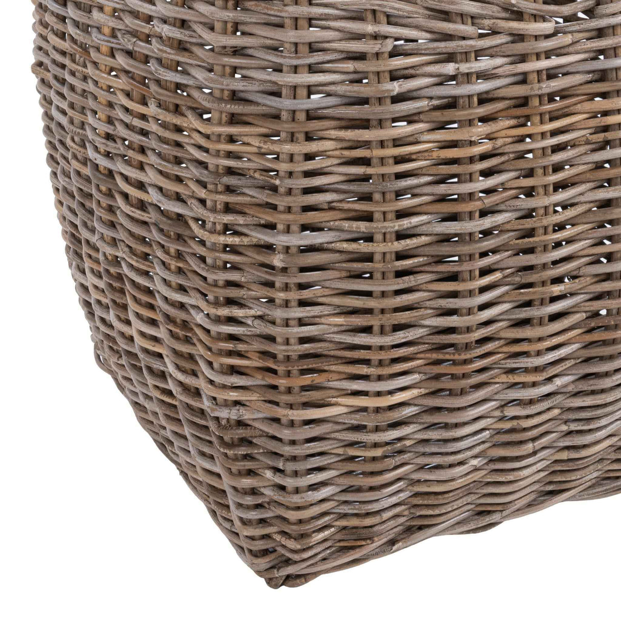 Kubu Rattan Gray Tall Basket by Classic Home at Eve Furniture