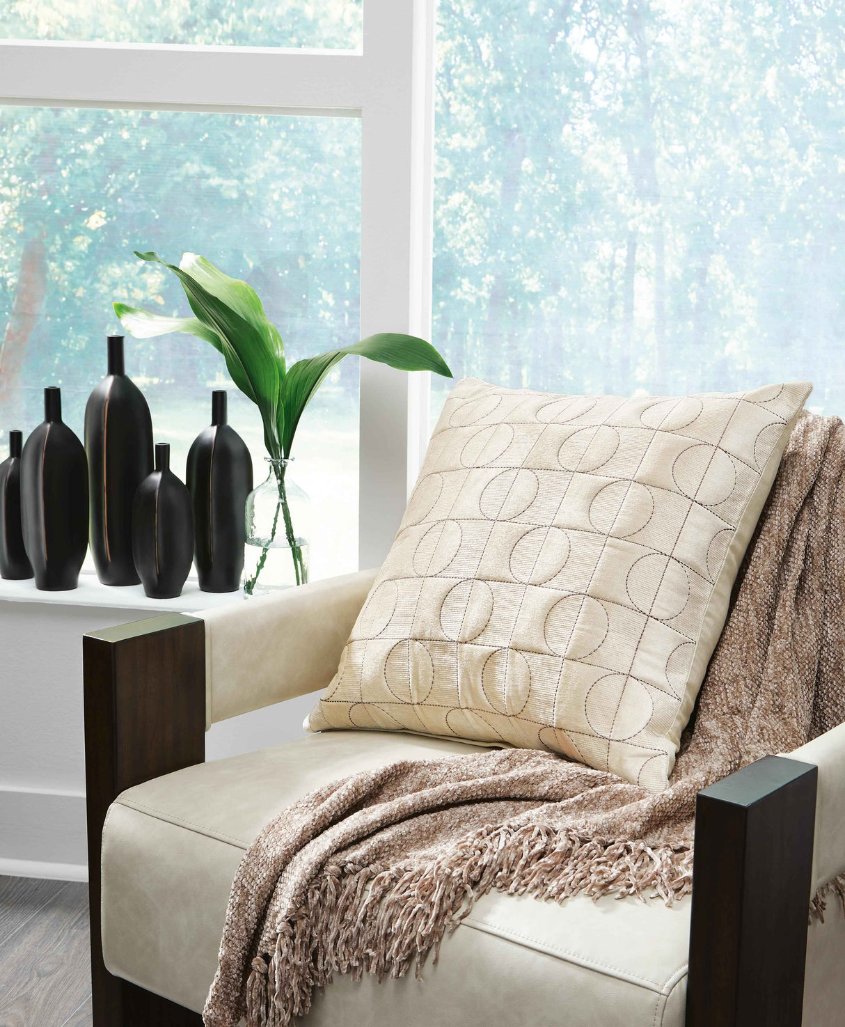 Kydner Beige/Brown Pillow by Ashley at Eve Furniture