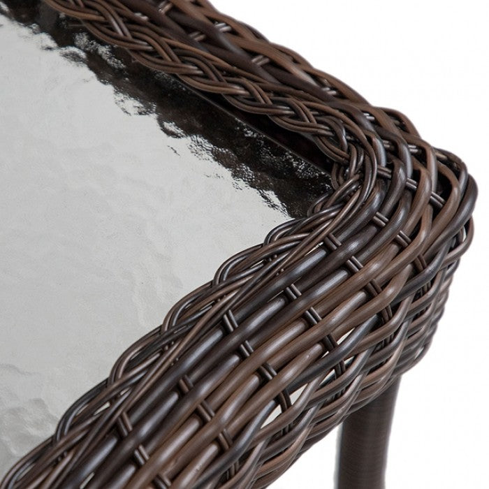 Oliveri Brown Wicker Coffee Table