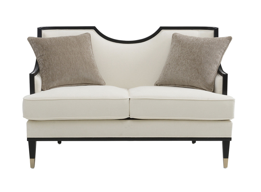 La Salle White Loveseat by Furniture of America at Eve Furniture