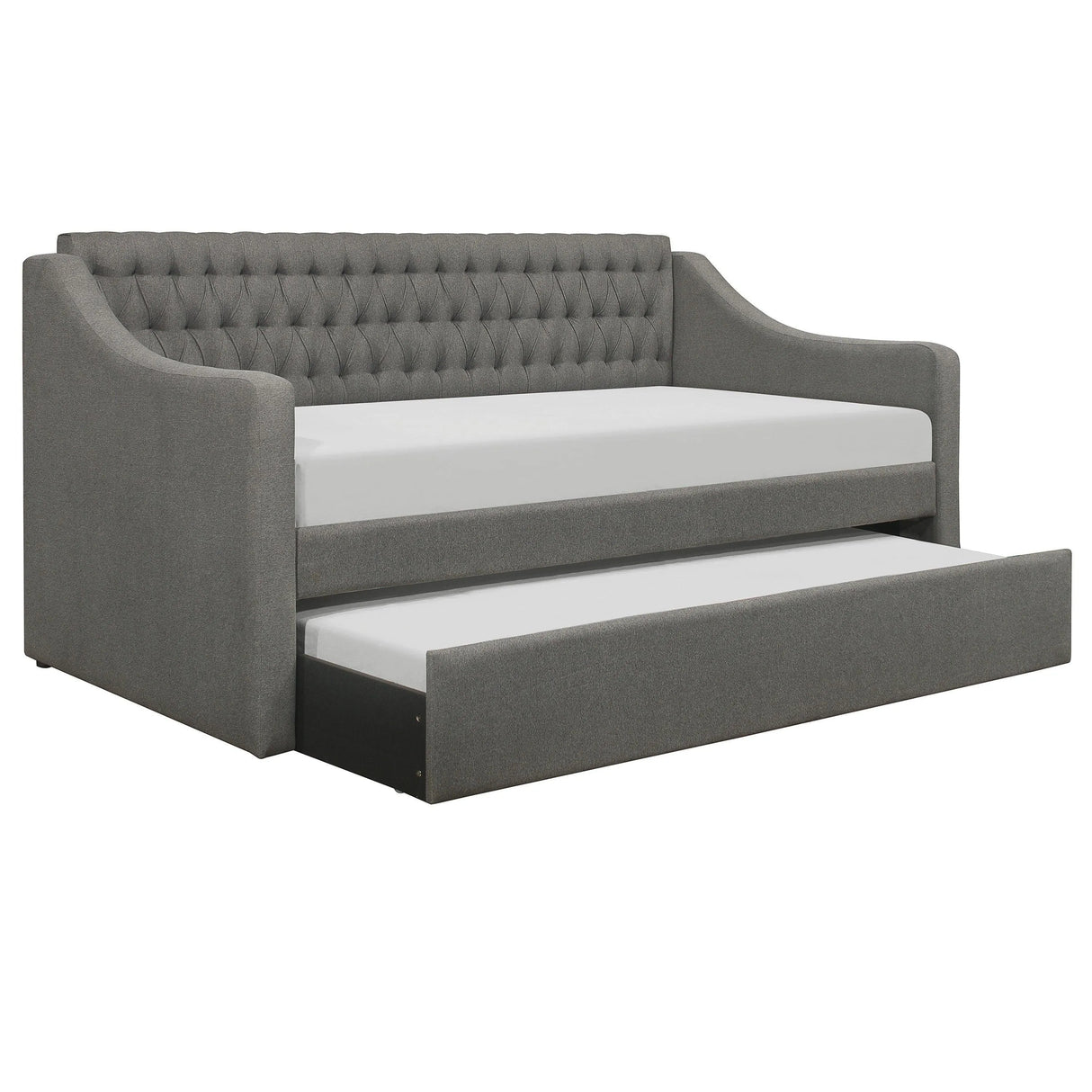 Labelle Gray Twin Daybed with Trundle by Homelegance at Eve Furniture