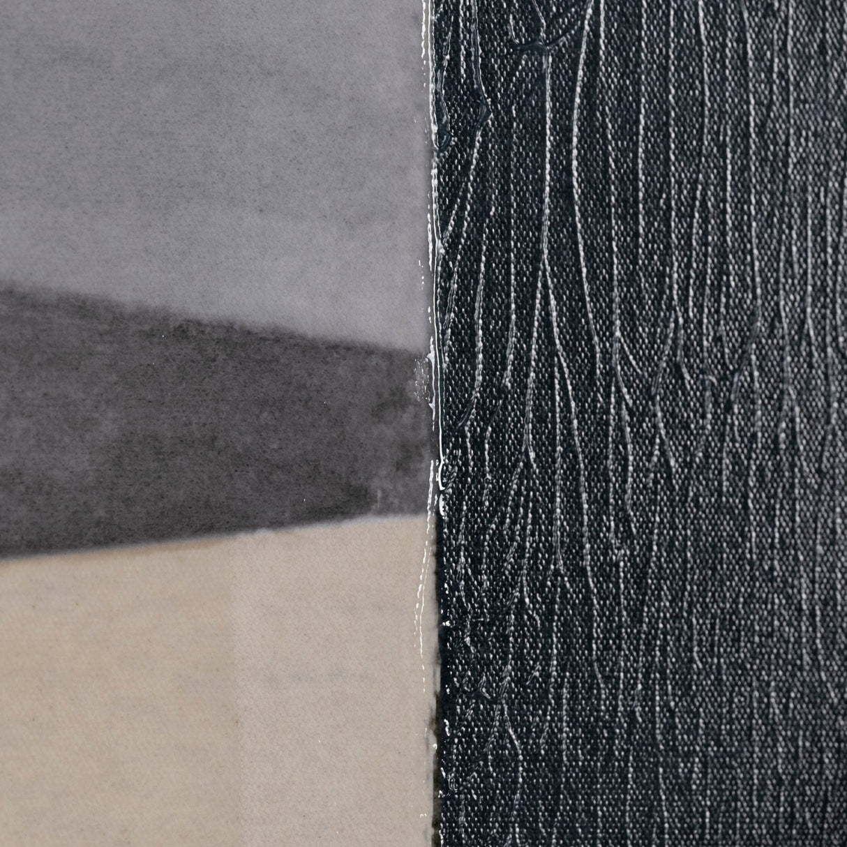 Labyrinth I Tri Color by Mercana Studio a Hand Embellished Textured Canvas by Mercana at Eve Furniture