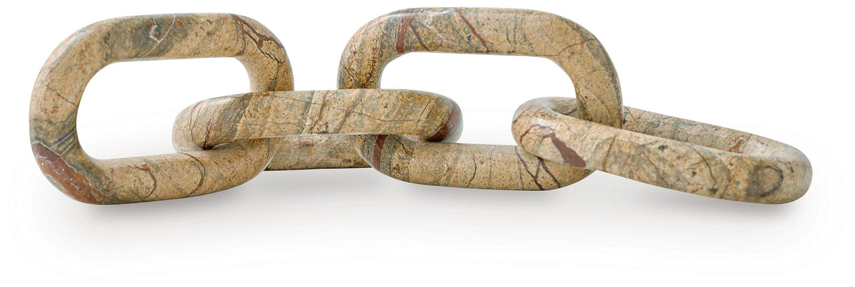 Laddbrook Tan Sculpture by Ashley at Eve Furniture