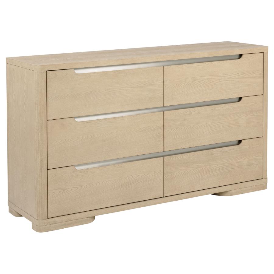 Ladera Light Elm 4-piece Queen Bedroom Set by Coaster at Eve Furniture