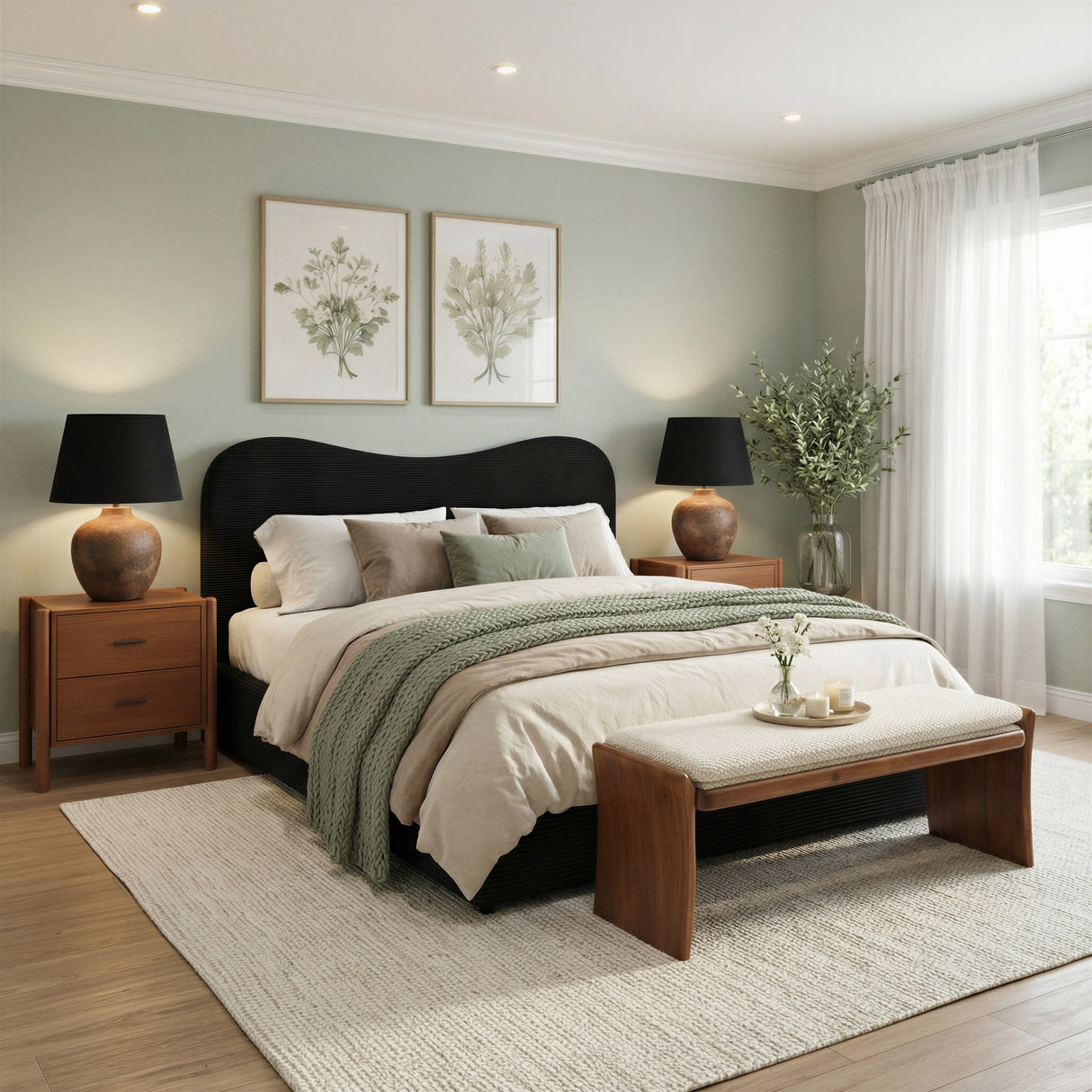 Lafa Beige Bench by Zuomod at Eve Furniture