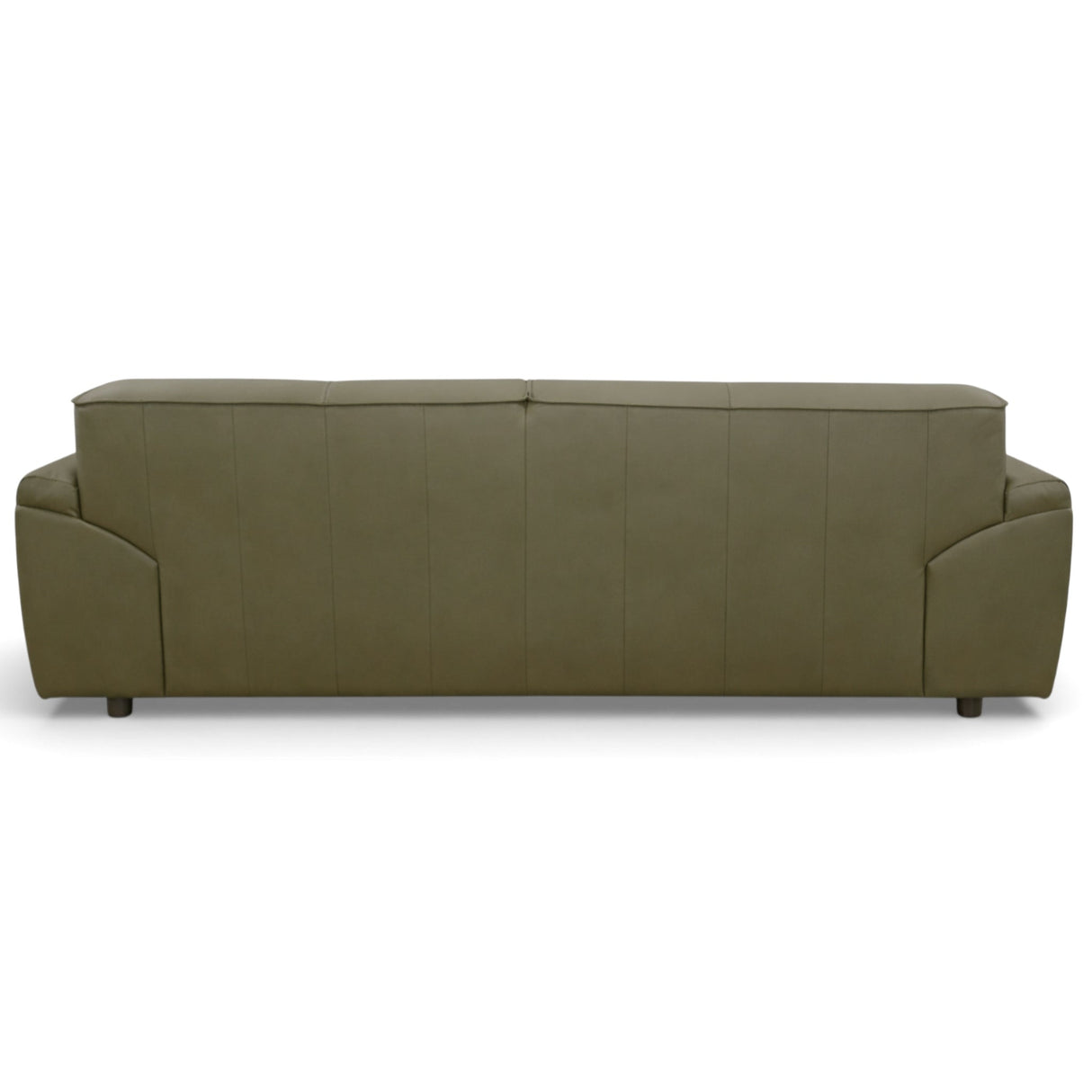Laffey Olive Green Top Grain Leather Sofa by Ashcroft Furniture at Eve Furniture