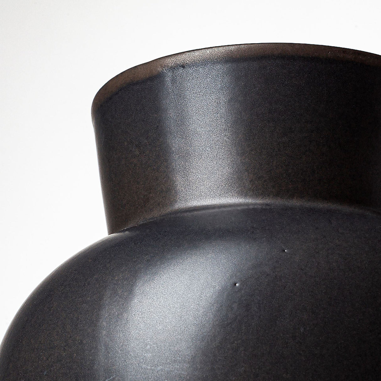Laforge II Black Ceramic Vase by Mercana at Eve Furniture