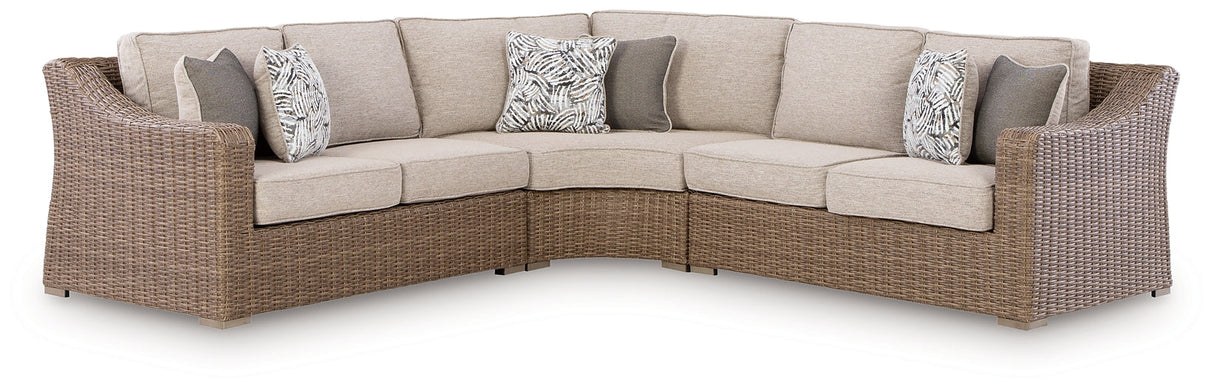 Laguna Heights 3-Piece Outdoor Sectional by Ashley at Eve Furniture