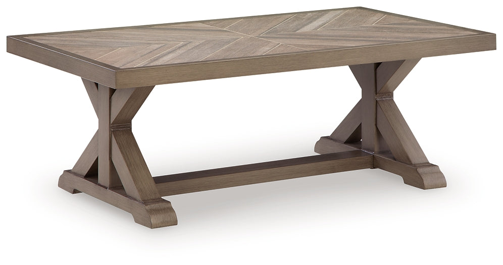 Laguna Heights Rectangular Cocktail Table by Ashley at Eve Furniture