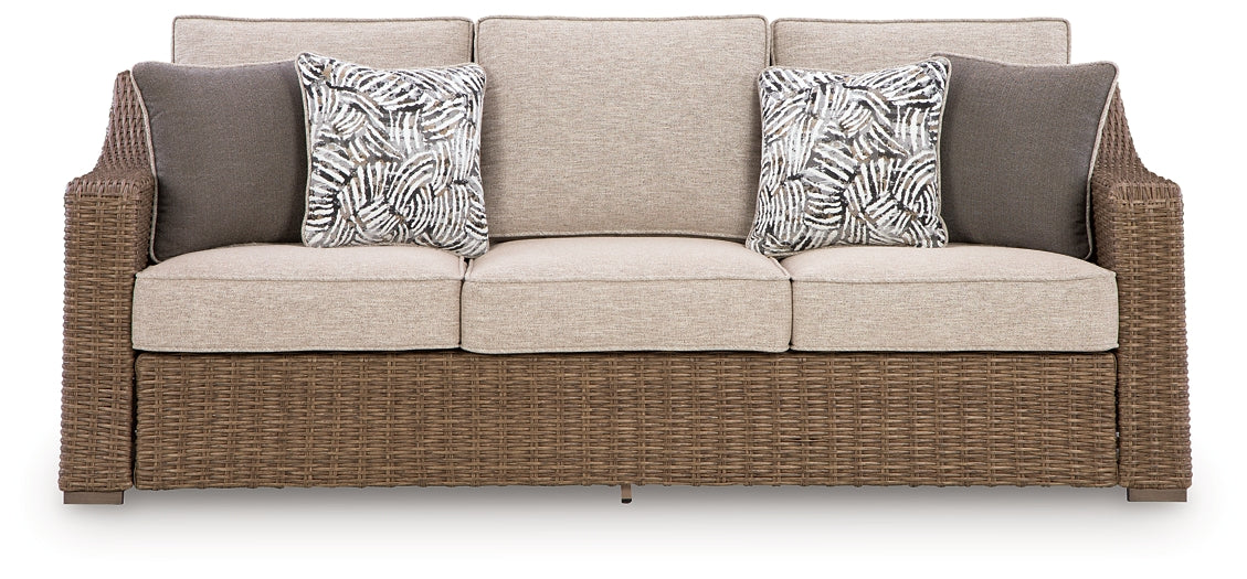 Laguna Heights Sofa with Cushion by Ashley at Eve Furniture