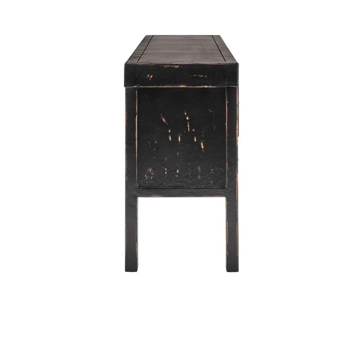 Lahey 11 Drawer Console Table - Antique Black by Classic Home at Eve Furniture