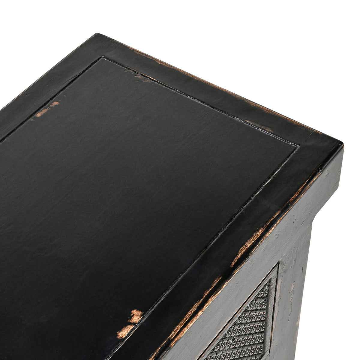 Lahey 11 Drawer Console Table - Antique Black by Classic Home at Eve Furniture