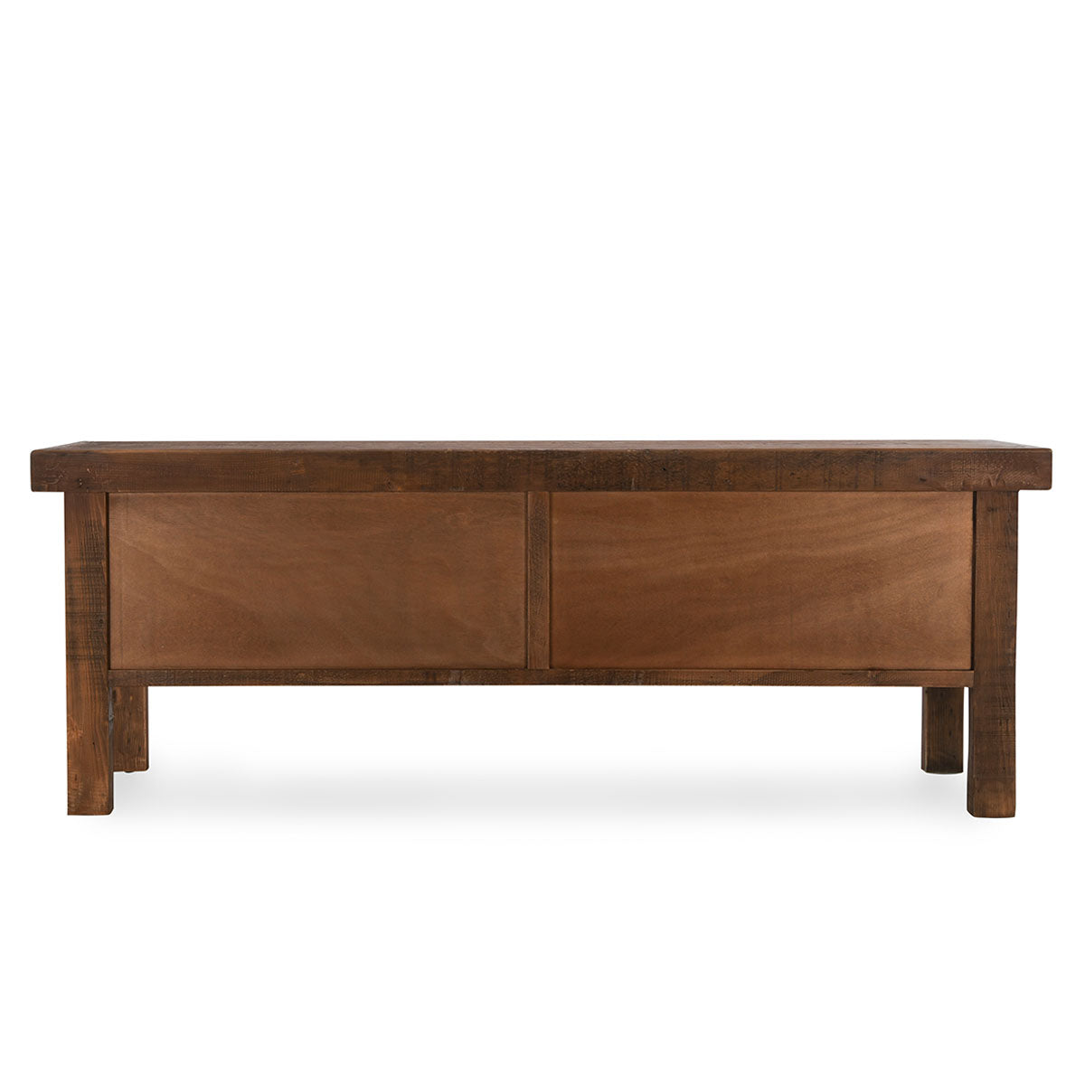 Lahey Mission Brown Solid Wood 11 Dwr Rectangle Console Table by Classic Home at Eve Furniture
