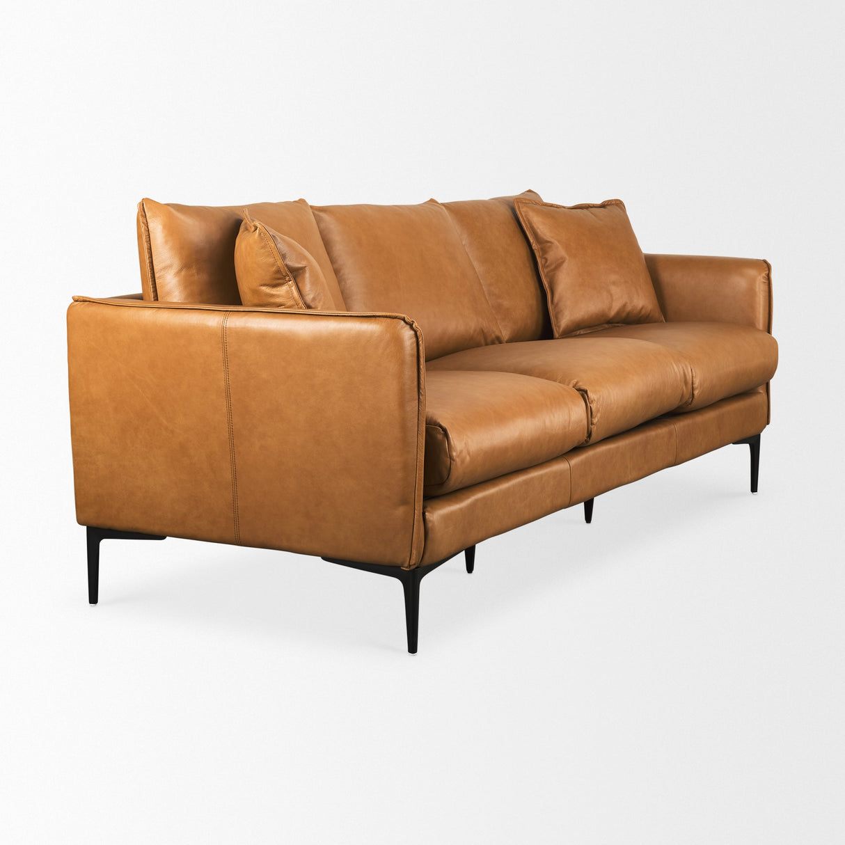 Lake Como Sofa In Black and Tan by Mercana at Eve Furniture