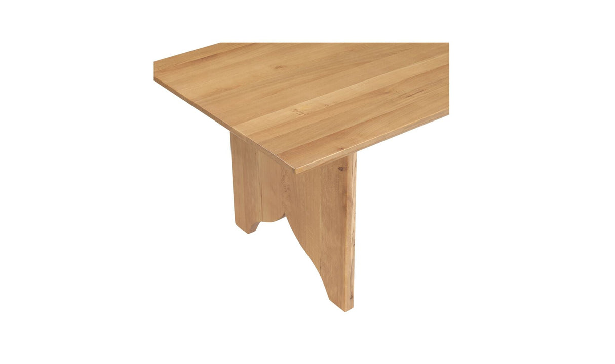 Lake Dining Table Natural by Moe's Home at Eve Furniture