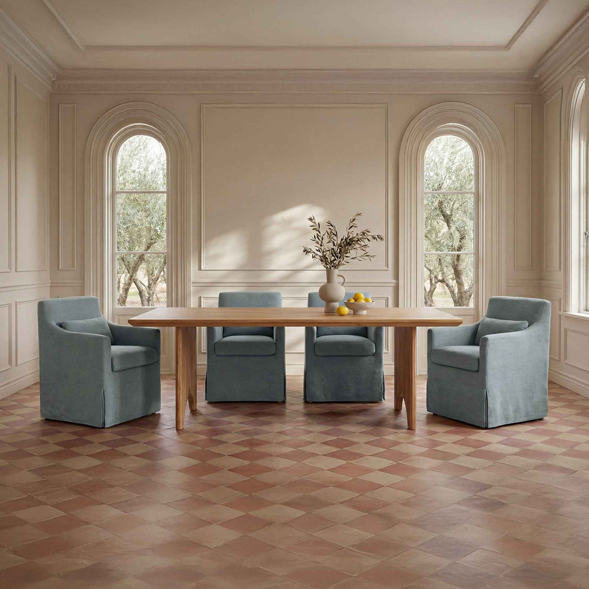 Lake Natural Dining Table by Moe's Home at Eve Furniture