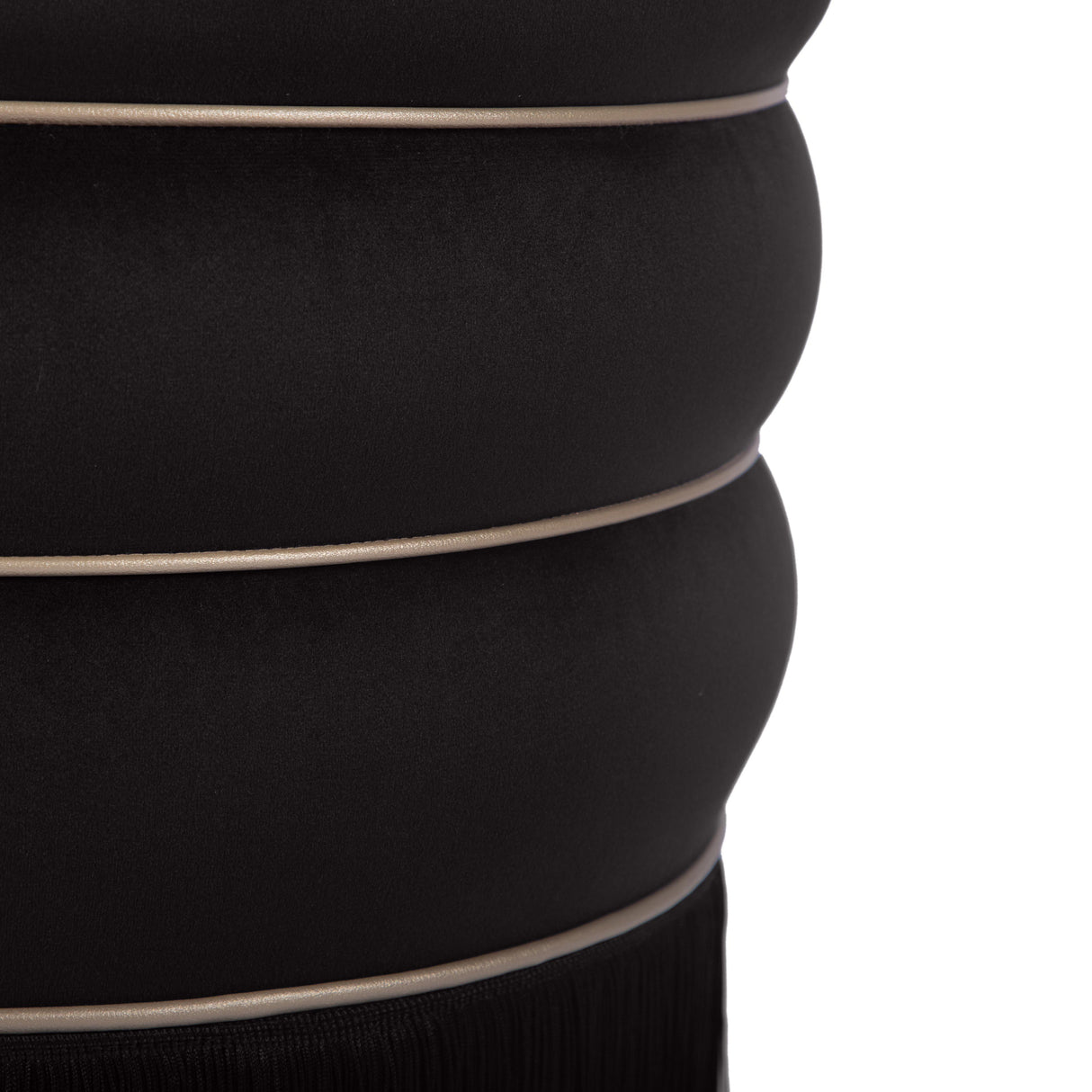 Lakka Velvet Ottoman by TOV Furniture at Eve Furniture