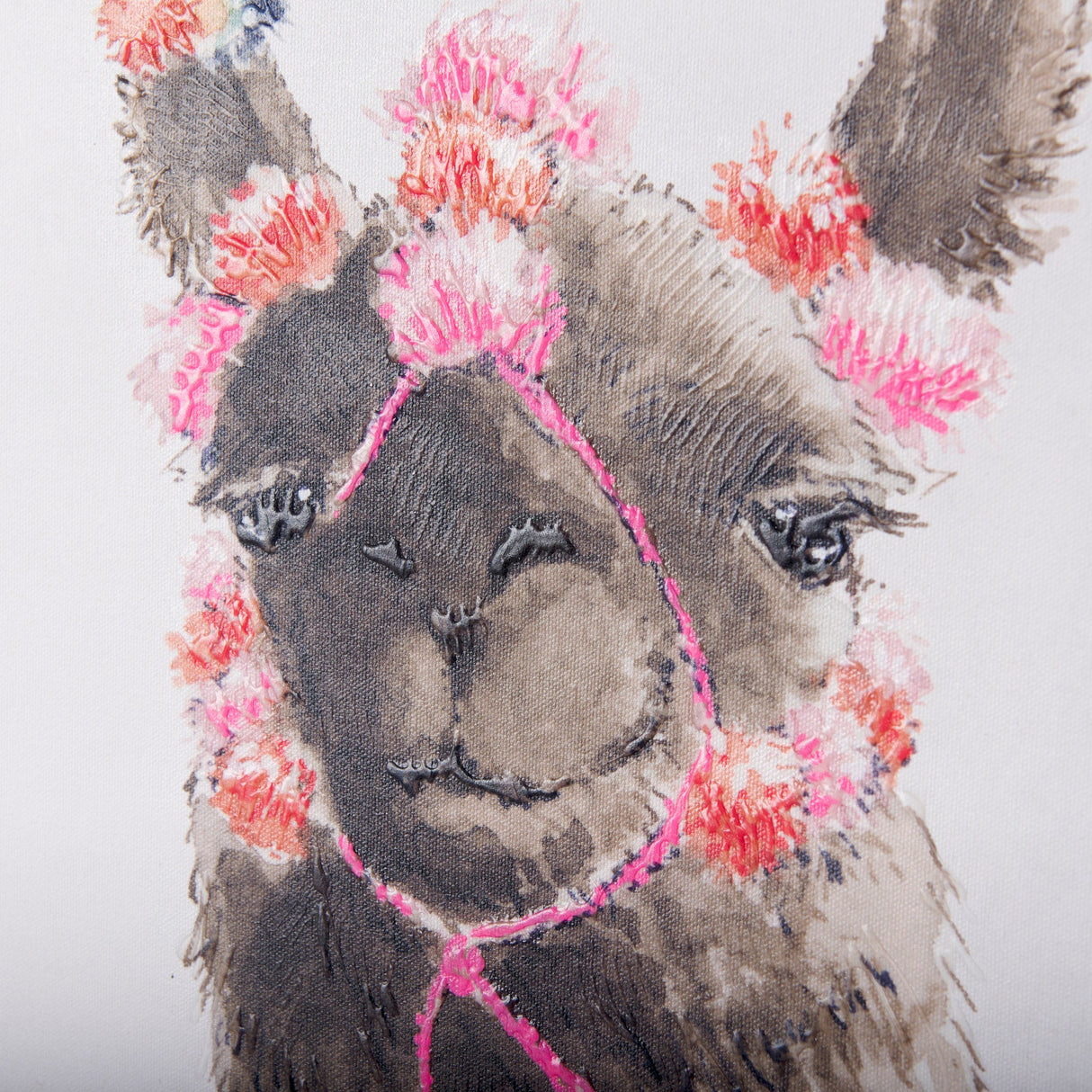 Lama II by Mercana Studio a Hand Embellished Textured Canvas by Mercana at Eve Furniture