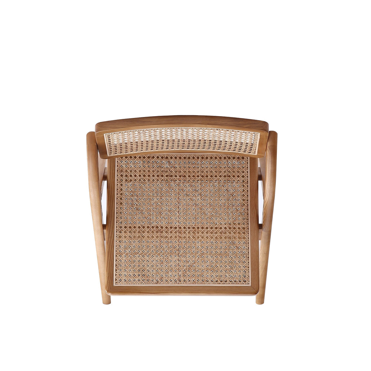 Lambinet Folding Dining Chair in Nature Cane (set of 2) by Manhattan Comfort at Eve Furniture