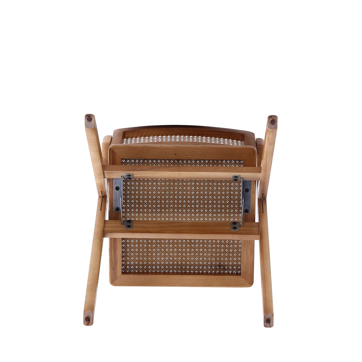 Lambinet Folding Dining Chair in Nature Cane (set of 4) by Manhattan Comfort at Eve Furniture