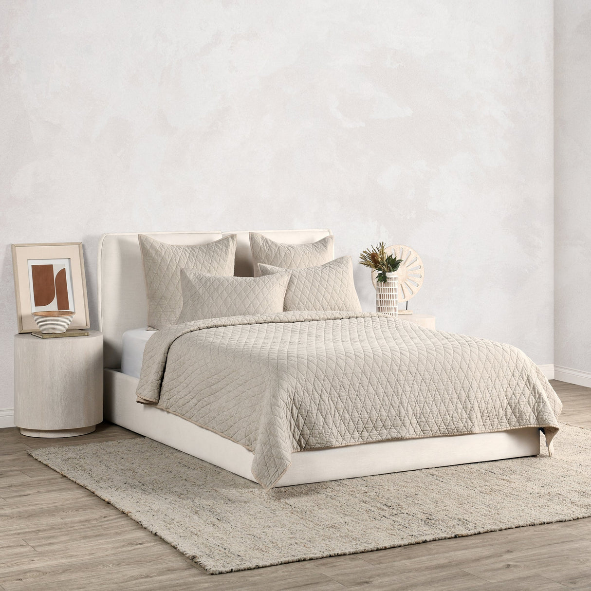 Lana Natural Quilt Collection by Classic Home at Eve Furniture