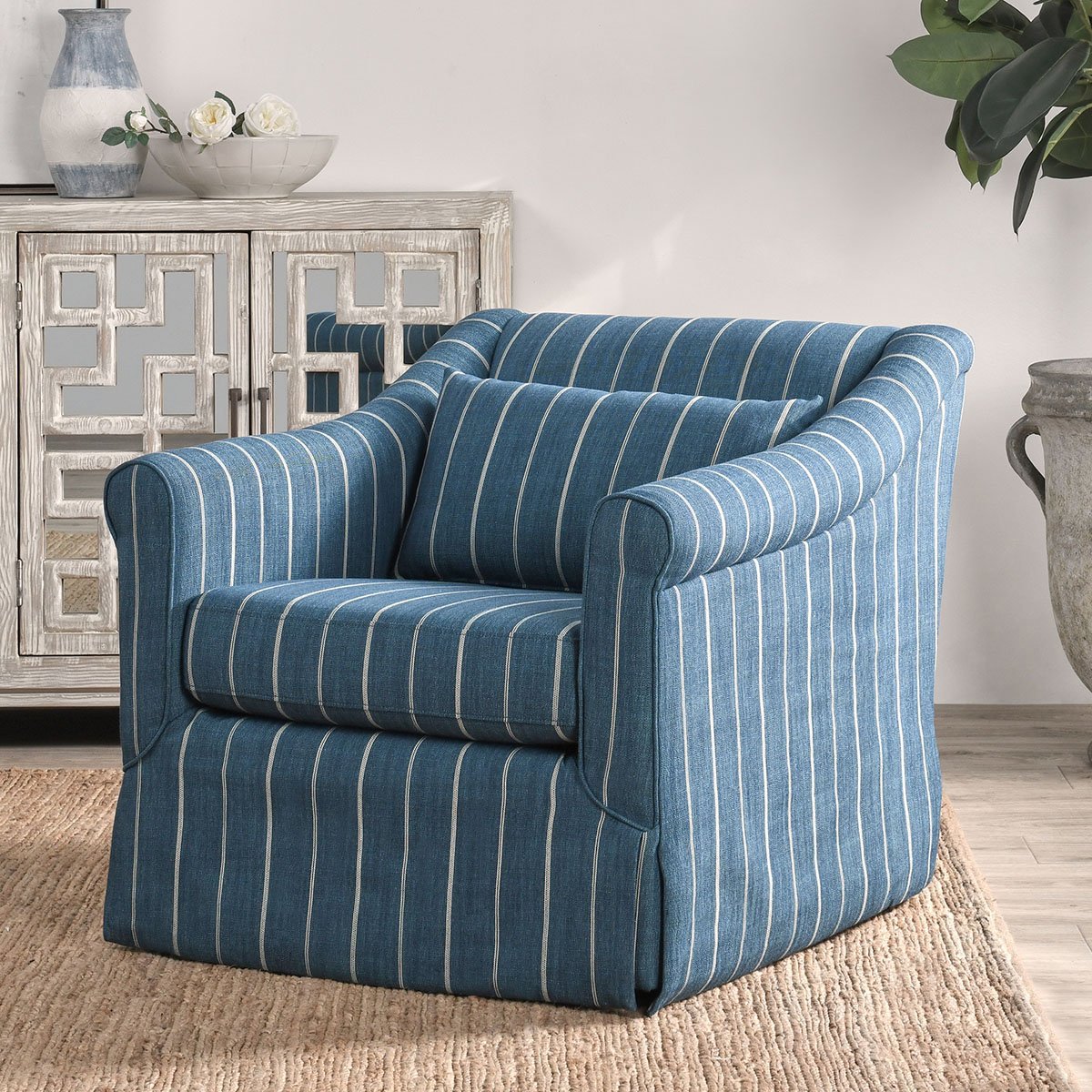 Lana Swivel Chair by Classic Home at Eve Furniture