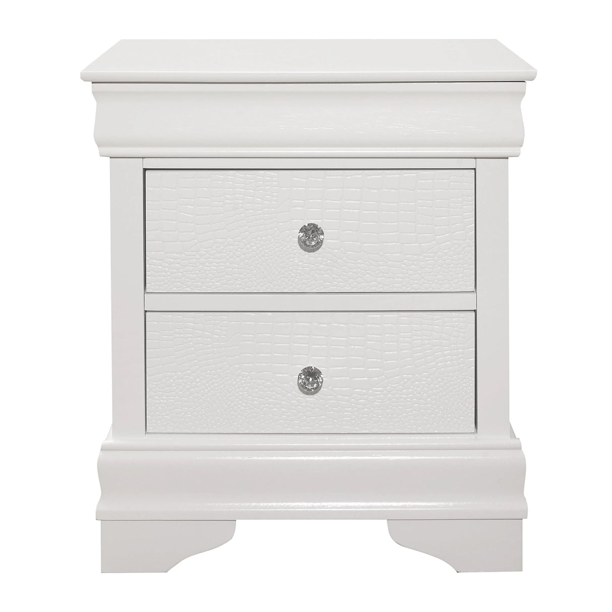 Lana White Nightstand by Homelegance at Eve Furniture