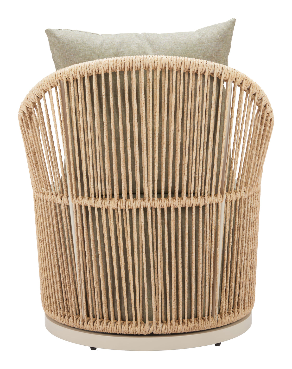 Lanai Multicolor Outdoor Swivel Chair by Zuomod at Eve Furniture