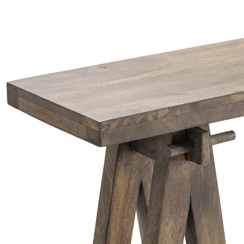 Landau Brown Console Table by Crestview at Eve Furniture