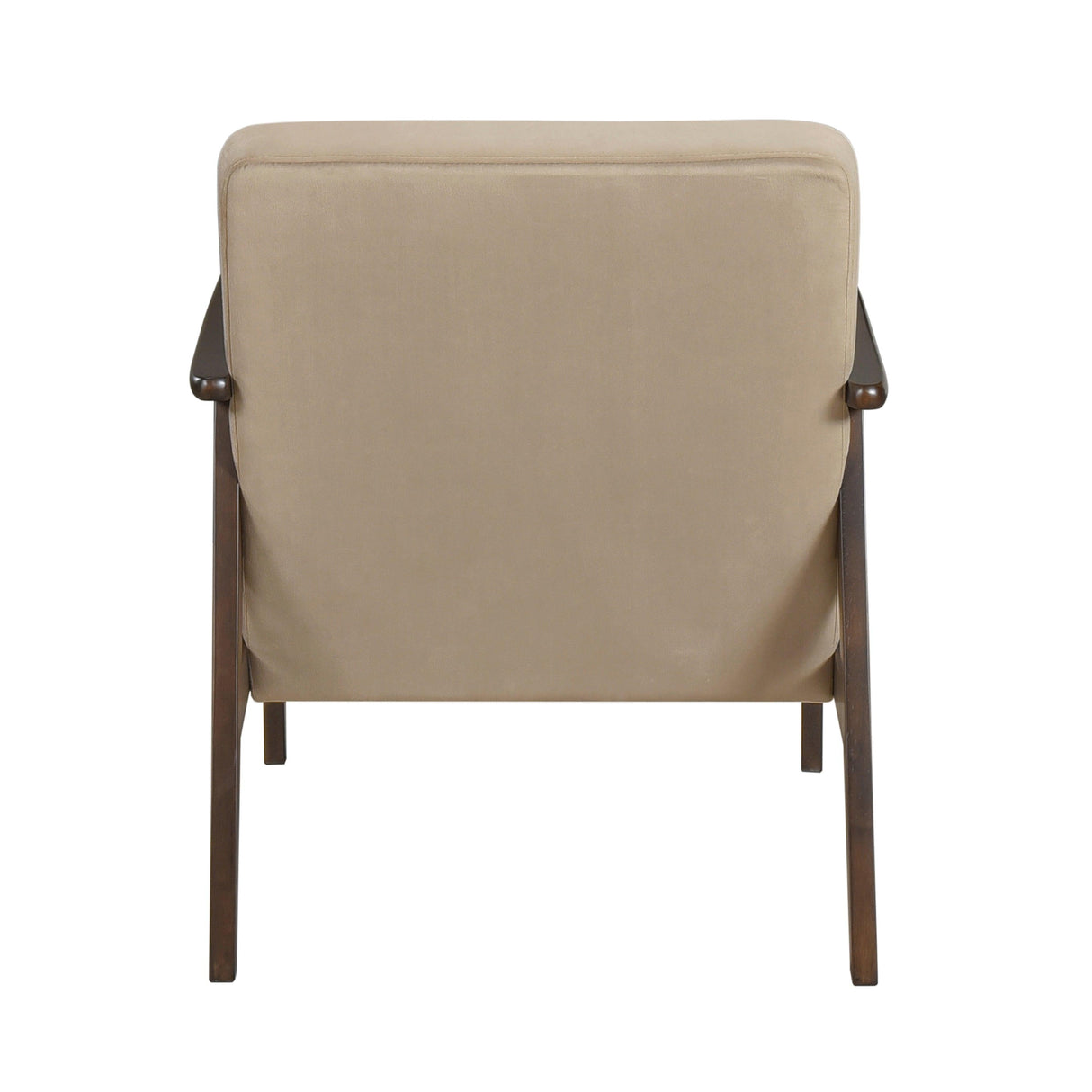 Landers Light Brown Velvet Accent Chair by Homelegance at Eve Furniture