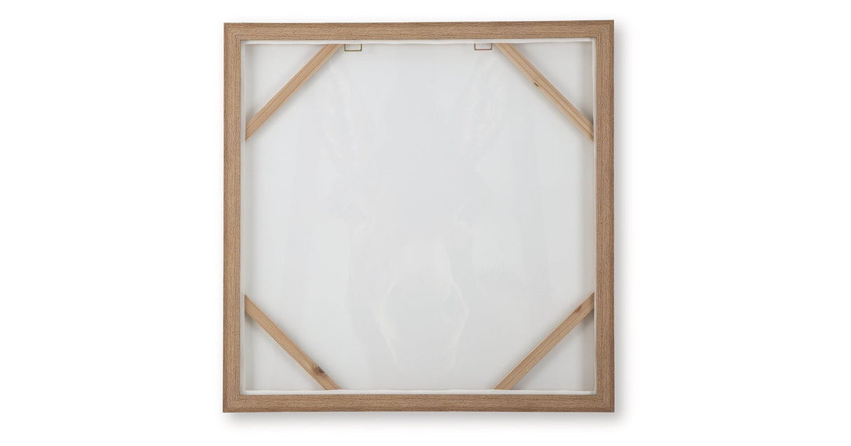 Landerton Brown/Blue/White Wall Art by ASHLEY FURNITURE at Eve Furniture