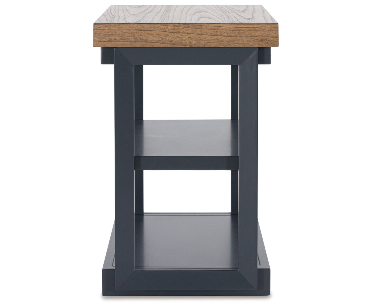 Landocken Brown/Blue Table by ASHLEY FURNITURE at Eve Furniture